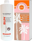 Spray Tan Solution (Medium) Airbrush Tanning Micro Mist (32oz) for Self Tanning Natural Sunless Solution, Body and Face for Bronzing and Golden Tan (Packaging May Very)