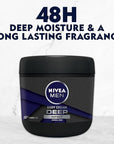 Beiersdorf Nivea Men Body Cream Deep Impact Normal Skin 13.5oz 48h Moisture