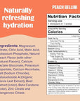 Ultima Replenisher Mocktini Electrolyte Drink Mix – Peach Bellini, 90 Servings – Hydration Powder with 6 Key Electrolytes & Trace Minerals – Keto Friendly, Non- GMO & Sugar-Free Electrolyte Powder