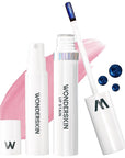 Wonderskin Wonder Blading Lip Stain Peel Off and Reveal Kit - Long Lasting, Waterproof Pink Lip Tint, Transfer Proof Natural Makeup Stain Kit (Beautiful)