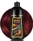 Dark Red Hair Dye Shampoo, Hair Color Shampoo for Gray Hair, Color Shampoo Hair Dye, Red Hair Dye & Champu Para Canas, Colors in Minutes, Easy to Use, 16.90 Fl Oz