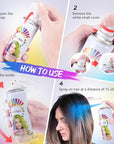 Temporary Natural Hair Color Spray,