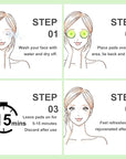 72 count eye pad cucumber