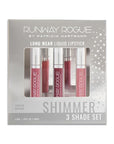 Runway Rogue Try Me x 3 Mini Long Wear Limited Edition Liquid Lipstick Set, Melrose Trio (‘Boss Babe’, ‘Call Back’, ‘Trophy Wife’)