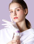 Toi:L Extra Silky Hand Mask 5 Pairs, Korean Moisturizing Gloves for Dry Hands with White Truffle, Green Caviar & Peptides, Repairing and Softening Hand Care Treatment for Aging, Cracked, and Dry Skin