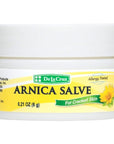De La Cruz Arnica Salve - Foot Cream for Dry Cracked Heels and Feet - Moisturizing Hand Salve for Dried Hands - 24 Hour Moisture Foot Cream for Dry Cracked Feet and Rough Skin - (Trial Size)