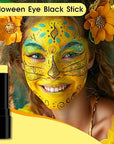 BAD COLOR Yellow Face Body Paint Stick, Full-Coverage Eye Black Sticks for Adults Children, Hypoallergenic Face Painting Kit for Halloween SFX Lion Tiger Minions Stage Cosplay Costume Party