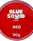 Blue Squid PRO Face Paint - Professional Water Based Single Cake Facepaint & Body Paints - SFX Makeup, Kids Adults Face Painting for Costume, Halloween, Cosplay - Classic Red 90g / 3oz