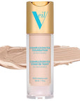 Veil Cosmetics Complexion Fix Liquid Foundation – Buildable Porcelain Neutral)