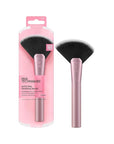 Real Techniques Extra Big Finishing Brush, Large Makeup Brush For Powder Bronzer, Highlight, & Contour, XL Oversized Fan Brush For Quick Application, Cruelty-Free, Synthetic Bristles, 1 Count