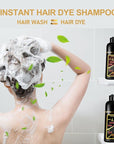 Instant Brown Hair Color Shampoo & Dye - 3 in 1 Blonde & Brown Hair Color Shampoo