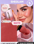 SHEGLAM Color Bloom Liquid Blush Makeup for Cheeks Rose Ritual