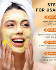 Turmeric Kojic Acid Cleansing Pads, Turmeric Face Scrub Pads Enriched with Kojic Acid, 50PCS