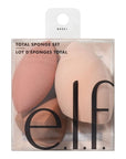 e.l.f. Total Sponge Set, Multi-use Makeup Sponge Set For Flawless Blending, Great For Powder Or Liquid Concealer & Foundation, Vegan & Cruelty-Free
