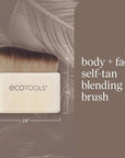 EcoTools Good Tan Body + Face Self-Tan Blending Brush, Kabuki Brush For Applying Self Tanner, Sunless Tanner Blending Brush, Eco Friendly Self Tanning Brush, Vegan, & Cruelty Free, 1 Count
