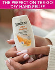 Jergens Ultra Healing Dry Skin Lotion, Hand and Body Moisturizer for Quick Absorption into Extra Dry Skin with Hydralucence Blend, Vitamins C, E and B5, White, 3 oz, Pack of 3