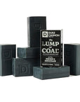 Duke Cannon Supply Co. Big Lump of Coal Soap Bar for Men Holiday Edition (Bergamot & Black Pepper Scent) Superior Grade, Extra Large, Paraben-free, All Skin Types, 10 oz (6 Pack)