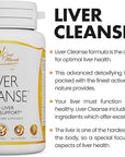 Coco March Liver Cleanse - Mild Tonic Liver Support Digestive Health Made with Real Plant Nutrients - Free of Gluten, Soy, Dairy - Vegan, Keto Friendly, 60 Capsules