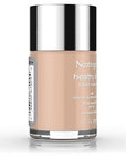 Neutrogena Healthy Skin Liquid Makeup Foundation, Broad Spectrum SPF 20 Sunscreen, Lightweight & Flawless Coverage Foundation with Antioxidant Vitamin E & Feverfew, 90 Warm Beige, 1 fl. oz