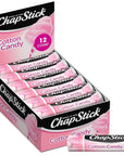 ChapStick Lip Moisturizer, Cotton Candy, 12-Pack – Limited Edition Bulk Lip Balm, Fun & Yummy, 0.15 Oz Ea