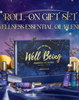 Essential Oils Roll On Set, Natural Aromatherapy Oil Roller for Body, Skin, Massage, Essential Oil Blends - Sweet Dream, Unwind, Breahte, Balance, Focus, Happy, Gifts for Women