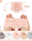 Women's microfiber face washing wrist