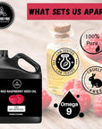 Naturevibe Botanicals Red Raspberry Oil 32 Ounces | 100% Pure and Natural | Great for Skin Care and Hair Care