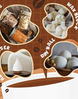 Coffee Fragrance Oils Set, Essential Oil for Diffuser, Diffuser Oil, Use for Soap Candle Making,Caramel Apples, Pumpkin Pie, Candy Corn, Halloween Cookies, Popcorn Balls, Snickers Bars