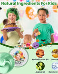 Temporary Green Hair Color Wax for Kids, Women Men Colored Hair Styling Mud, Washable Style Dye for Girls Boys Teens, DIY Instant Hair Coloring Gel Cream for Cosplay Halloween Children's Day