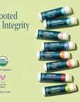 Cliganic Organic Lip Balm Set (Fresh Picked, 8 Flavors) - 100% Natural Moisturizer for Cracked & Dry Lips