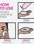 Garnier Micellar Water with Rose Water and Glycerin, Hydrating Facial Cleanser & Makeup Remover, For All Skin Types, Vegan, Cruelty Free, 13.5 Fl Oz (400mL), 1 Count