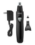 Wahl Groomsman Rechargeable Precision Trimmer for Hygienic Grooming with Rinsable, Interchangeable Heads for Eyebrows, Neckline, Nose, Ears, & Other Detailing - Model 3023284