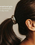 L. Erickson Grab & Go Pony - Sophisticated - 8 Pack Ponytail Holder Hair Ties - Mixed Colors