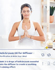 HIQILI Helichrysum Essential Oil for Skin Nourish, Undiluted & Natural, Relieve Fatigue in Body Massage, Reduce Fine Line and Wrinkle, Aromatherapy Diffuser, DIY Floral Scented Gift -100ML