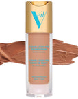 Veil Cosmetics Complexion Fix Liquid Foundation – Buildable Tan Pink)