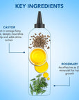 Botanic Hearth Rosemary & Castor Hair Oil (6.7 Fl Oz) | Nourishing And Strengthening Hair Treatment For Thicker, Healthier|Looking Hair | Paraben Free | Suitable For All Hair Types