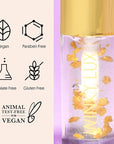 Winky Lux In The Stars Lip Oil, Non Sticky Lip Gloss Oil, Juicy Glossy Lip Balm, Vegan Hydrating Lip Oil with Jojoba Oil, Clear