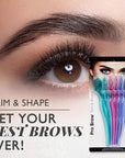 Ardell Pro Brow for Trim & Shape, Eyebrow Razor Trimmer, and Shaper with Cover, Facial Hair Removal for Women, Dermaplaning Shaver - 6 counts in 1 pack