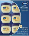 Vaseline Lip Therapy Creme Brulee Mini, Oz