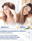 HIQILI 100ML Eucalyptus Essential Oil for Spray, Diffuser & Skin, 100% Pure Undiluted - 3.38 Fl Oz