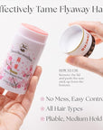 GATSBY Tancho Hair Styling Wax Stick Japanese Cherry Blossom Scent 3.5 ounce (100 grams) All Hair Types, Special Edition High-Grade Plant-based Pomade Tique Mandom Japan