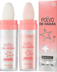 2PCS Polvo De Hadas Fairy Highlight Patting Powder #02 Pink)