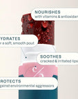 Cliganic Tinted Lip Balm - Non-GMO,