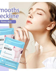 Neck Firming Mask Set,Non-greasy Tighten Lift Firming Neck Mask Skincare Moisturizer, 10 Pieces Deep Moisturizing Masks for Tightening, All Skin Type