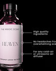 The Magic Scent Heaven Diffuser Oil Scent - Cold-Air & Ultrasonic Fragrance Oil for Diffuser Inspired by The Aria Hotel, Las Vegas - Essential Oils for Diffusers Aromatherapy - 8.5 fl oz, 250 mL
