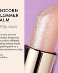 Winky Lux Glimmer Balm, pH Lip, Color Changing Lipstick and Tinted Lip, Vegan & Cruelty Free Lip Balm, Hydrate & Plump, Pink Shimmer Lipstick, Unicorn