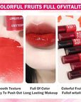 7 Colors Korean Lip Tint Stain Set Long-lasting Waterproof Velvet Lip Tint Moisturizing Lip Gloss Set,Multi-Use Lip and Cheek Tint for Women Daily Lip Makeup