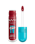 NYX PROFESSIONAL MAKEUP Lip IV Hydrating Glossy Lip Stain with 12HR Hydration - Berry Thirsty (Red)