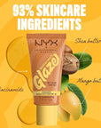 NYX PROFESSIONAL MAKEUP Buttermelt Glaze Soft Glow Skin Tint + SPF 30, Up To 12HR Wear, 04 Almond Butta
