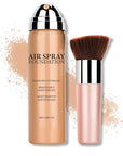 Flawless AirBrush Foundation High Coverage Foundation Smooth Creamy Matte Spray Foundation Makeup Kit For Mature Skin With Natural Nude Finish #Beige